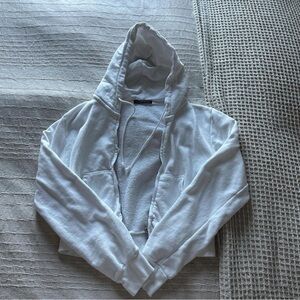 Brandy Cropped White Jacket